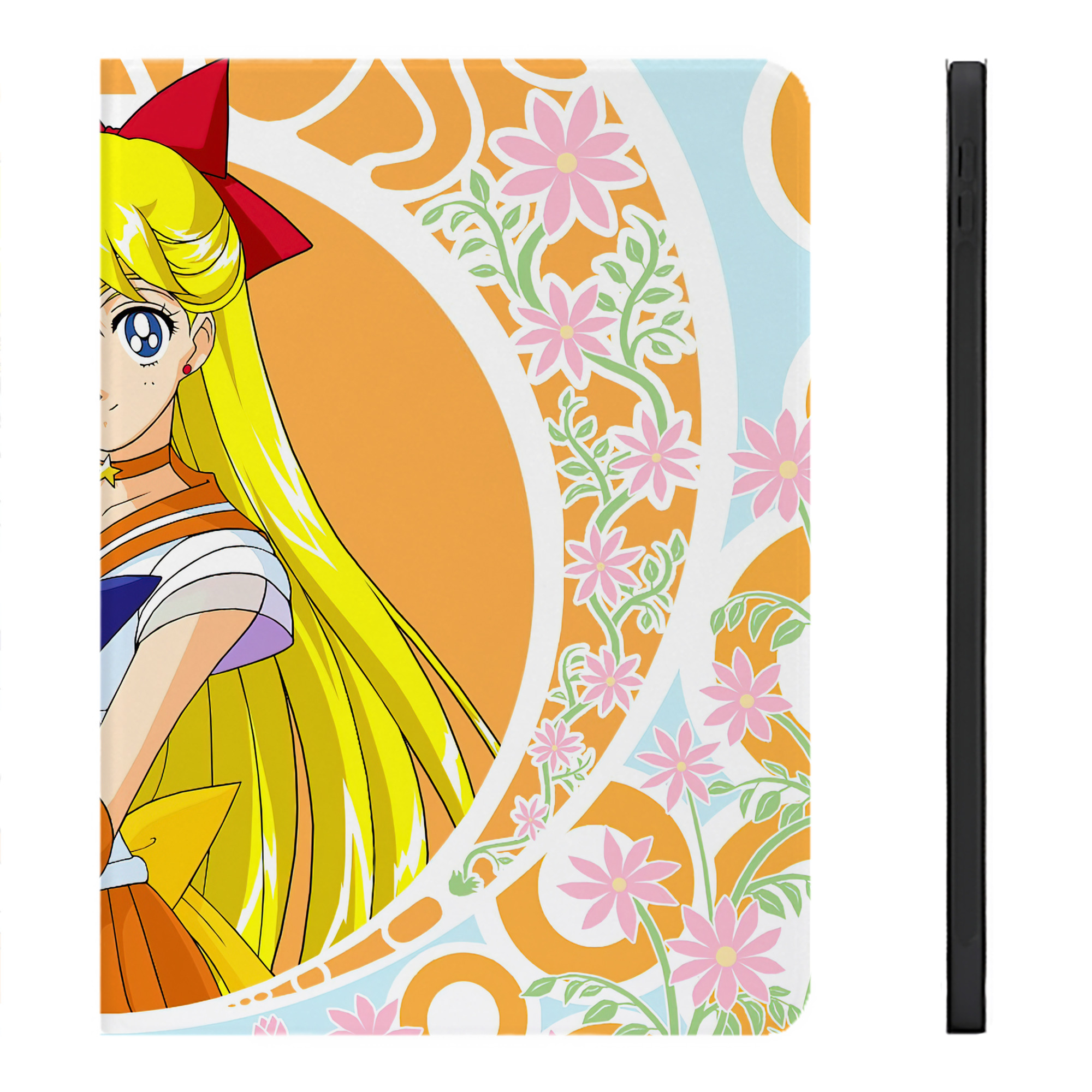 （画像用） 美少女戦士セーラームーン Sailor Moon IPadケース ペンホルダー付き ブックスタイルデザイン